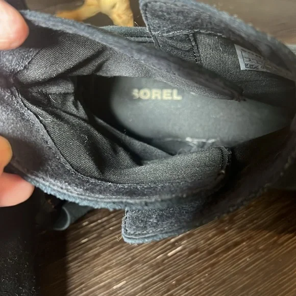Sorel Farah short, black, suede ankle boot size 9 - Picture 10 of 10